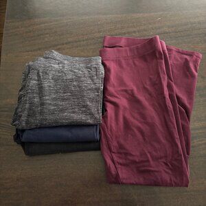 4 pairs of women's LOFT outlet leggings size XL